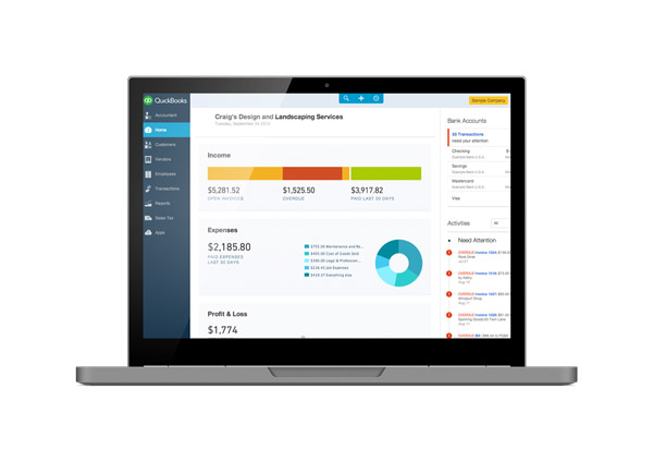 quickbooks screenshot